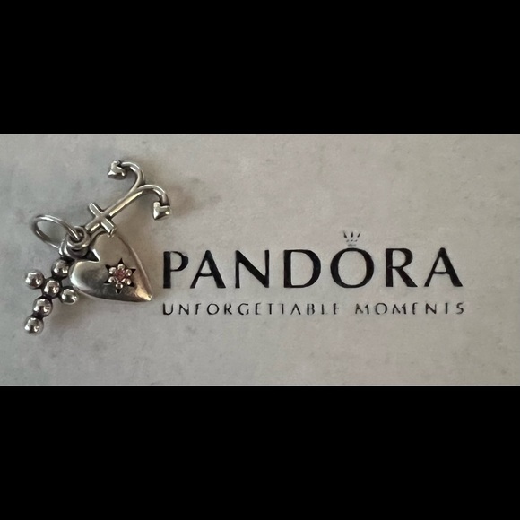Pandora Heart/Anchor/Cross Charm - Picture 1 of 4